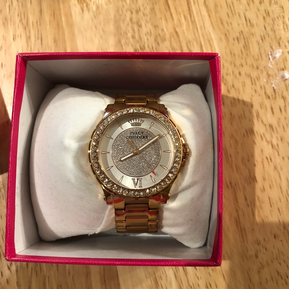 Rose gold Juicy Couture watch
